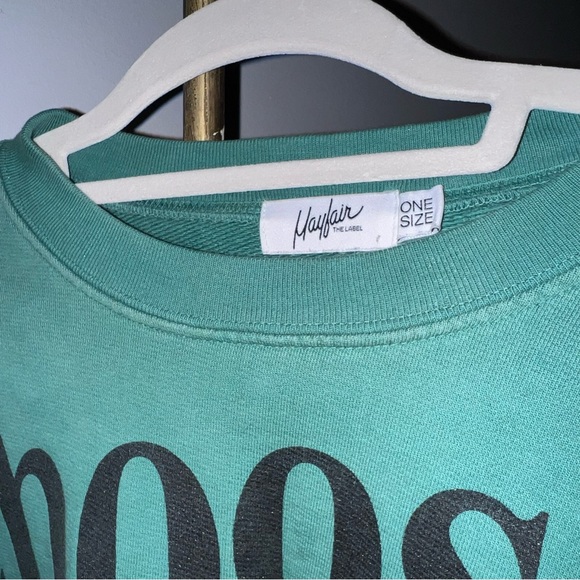 MAYFAIR GROUP *HARD TO FIND* GREEN “CHOOSE YOUR OWN EMOTIONAL JOURNEY” crew neck - Picture 14 of 14